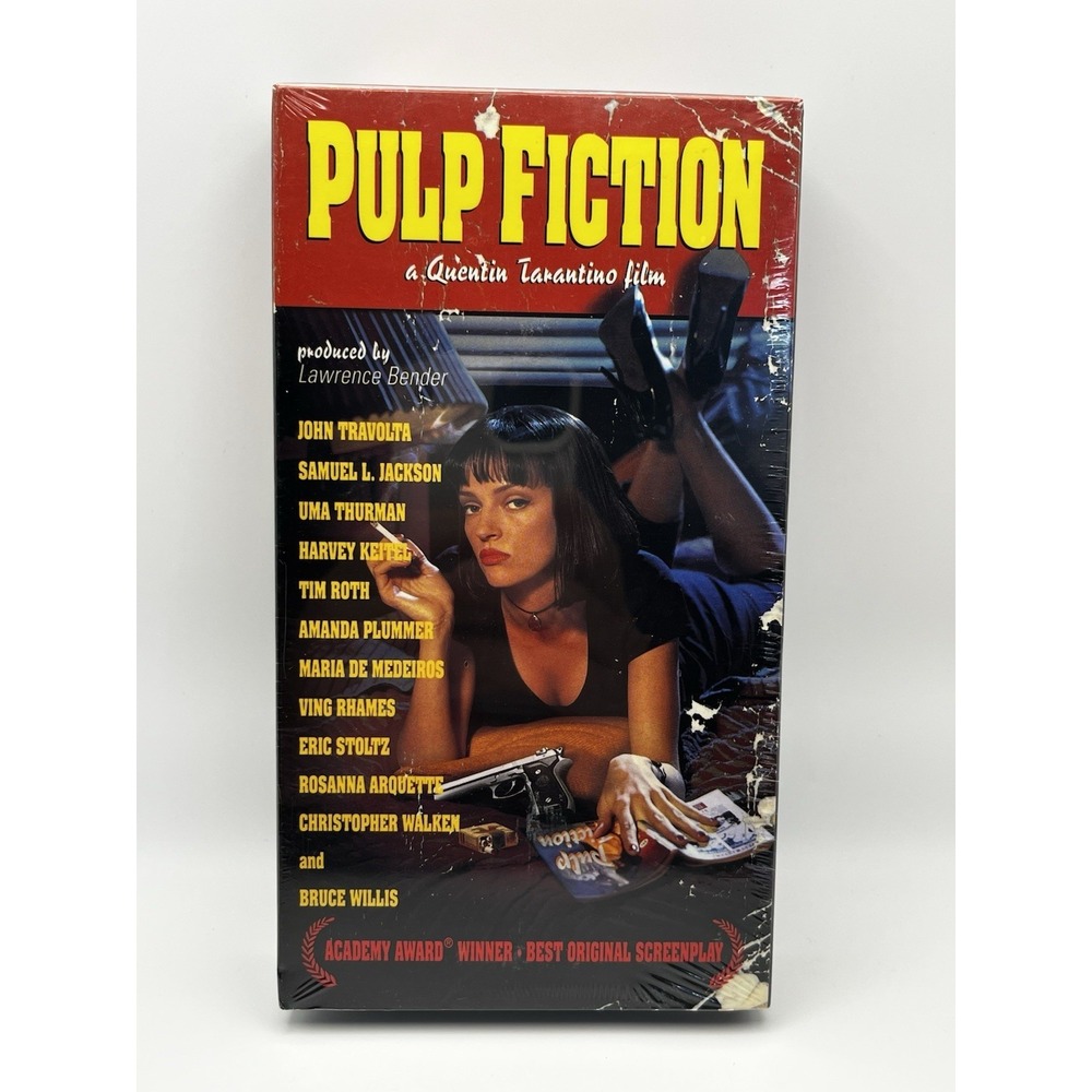 Pulp Fiction VHS 1994 Factory Sealed Quentin Tarantino Alliance Video Canada
